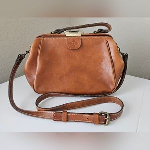 Patricia Nash Leather Gracchi Satchel